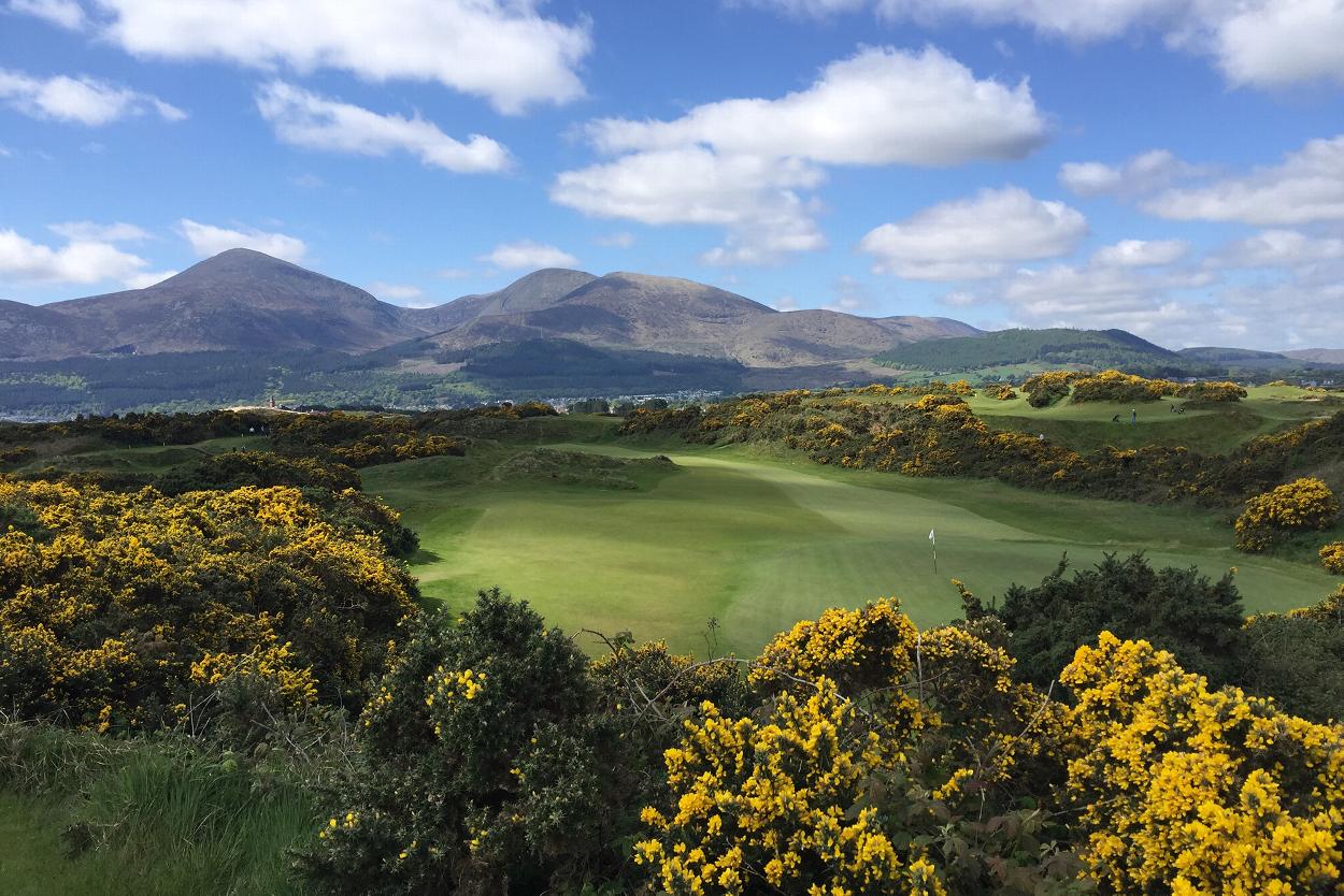 Golf course in Scotland